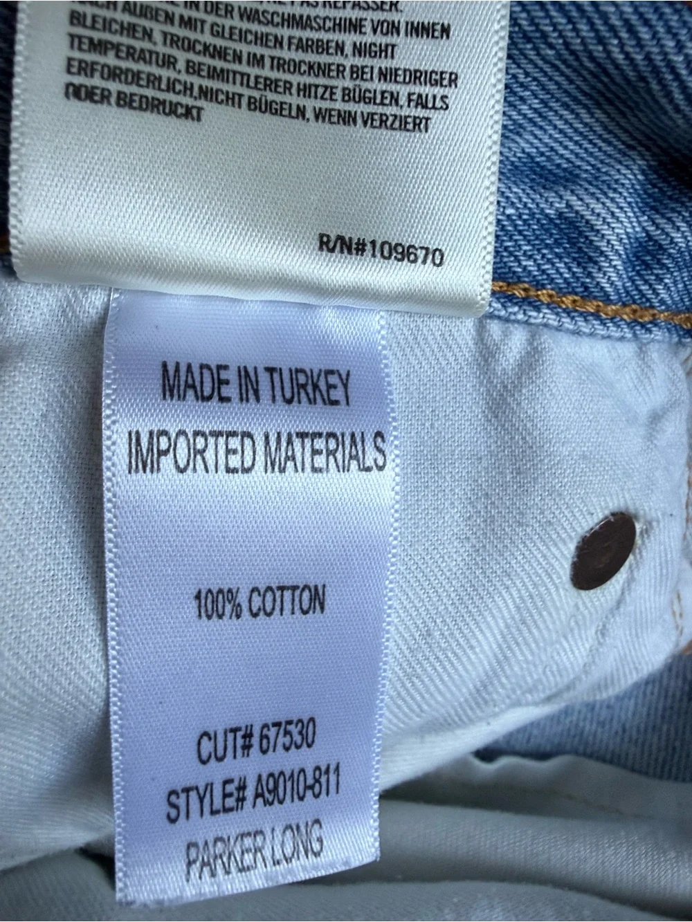 Agolde Parker Long Shorts